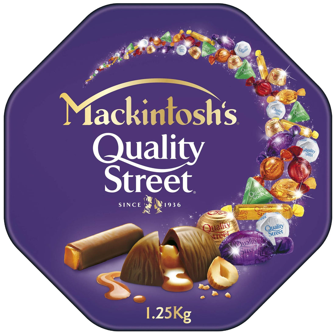 Nestlé Mackintosh's Quality Street Chocolate Tin (1.25kg)
