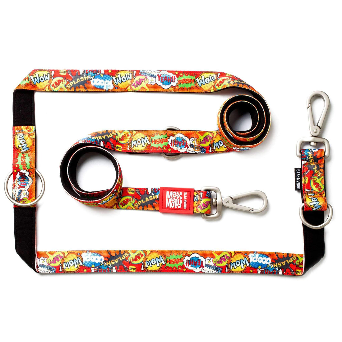 Max & Molly Urban Pets Multi-Function Leash - Design Heroes/S SIZE