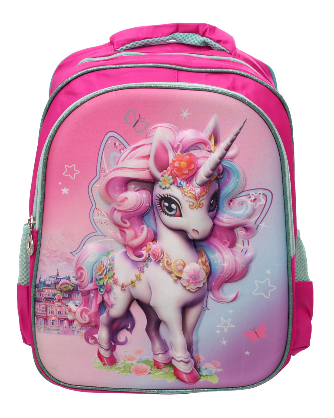 Durable School Backpack with 2 Zippers, Spacious & Lightweight Bag for Kids, Teens & Students, Comfortable Shoulder Straps