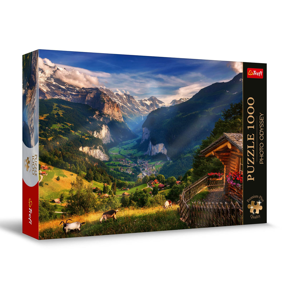 Puzzles - "1000 Premium Plus" - Photo Odyssey: Lauterbrunnen Valley, Switzerland_FSC Mix 70%