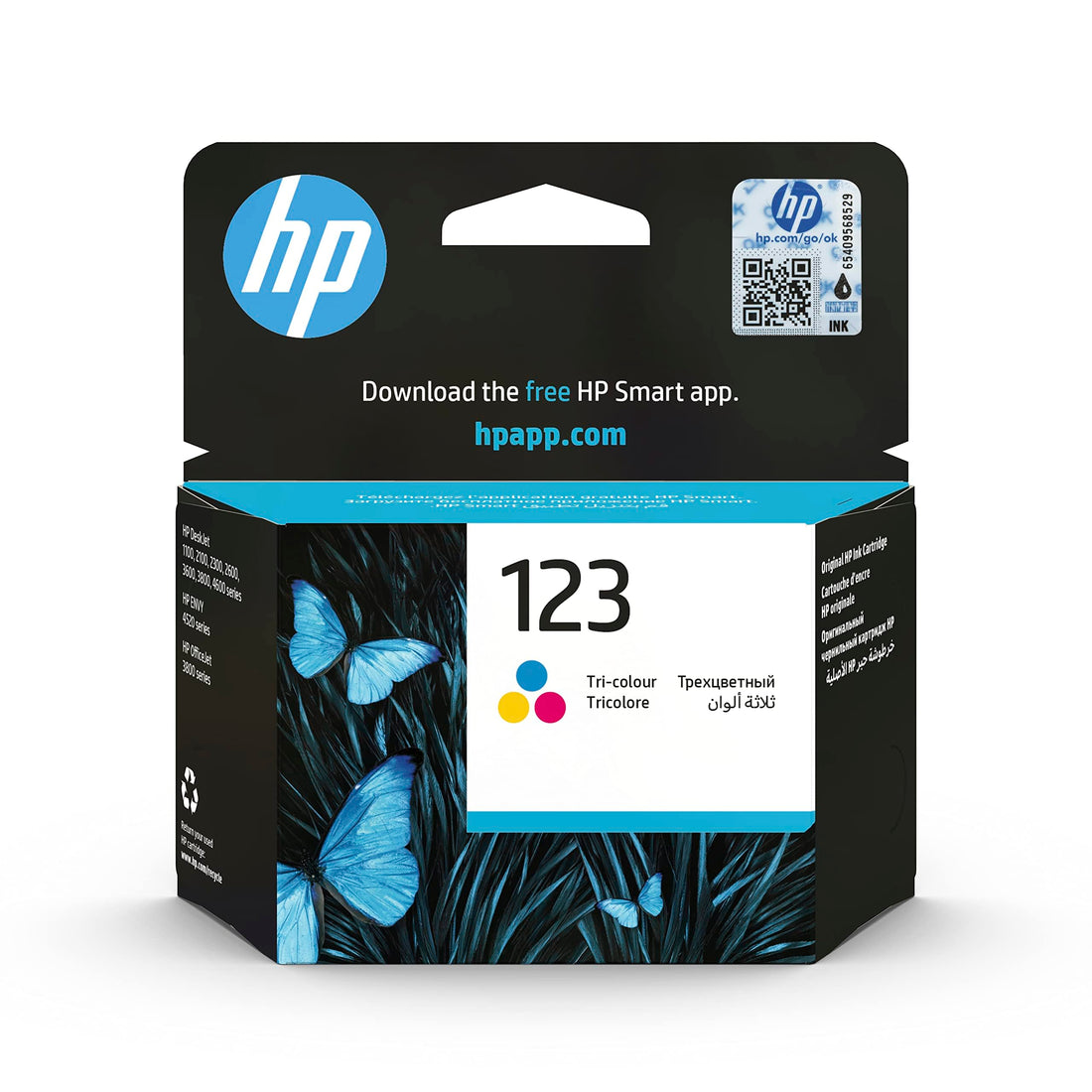 Hp 123 Tricolor Ink Cartridge 100 Pages