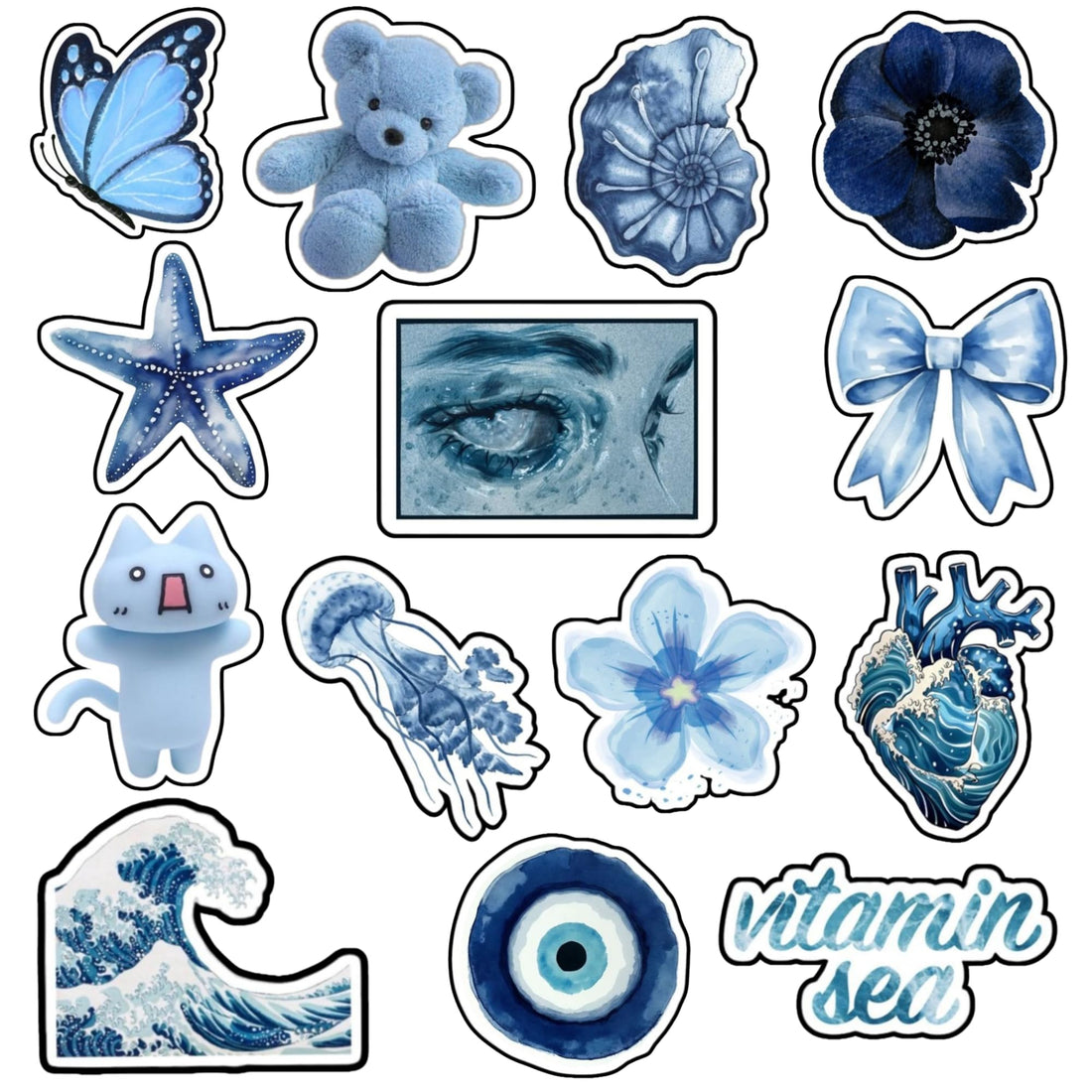 Laptop & Multipurpose Stickers – 14 Pcs Cute Quote Vinyl Decals | Waterproof, Scratch & Heat Resistant | For Laptops, Bottles, Mugs & Mirrors | Perfect Gear Personalization