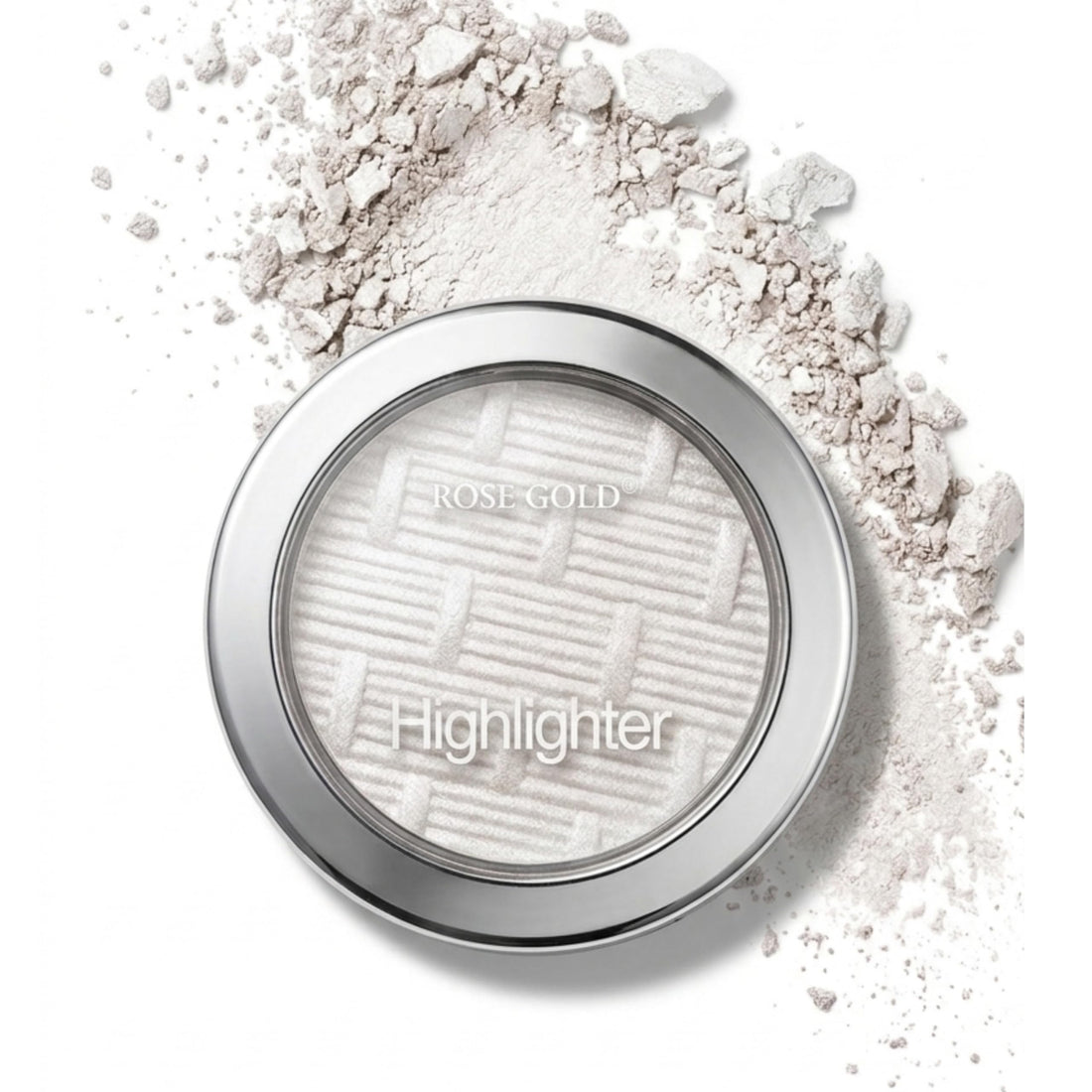 High Glossy Face Highlighter Palette, Luminous Face Illuminator Palette, Natural Glow Finish, Pearl Shimmer Smooth Baked Powder for a Radiant Glow, Lasting Sparkling Highlighter Makeup (01)