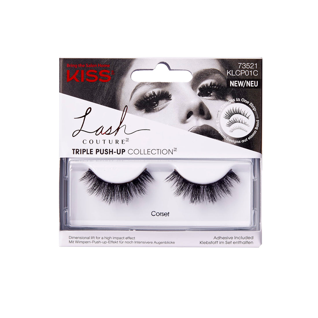 Kiss Lashes Triple Push-Up Corset Klcp01
