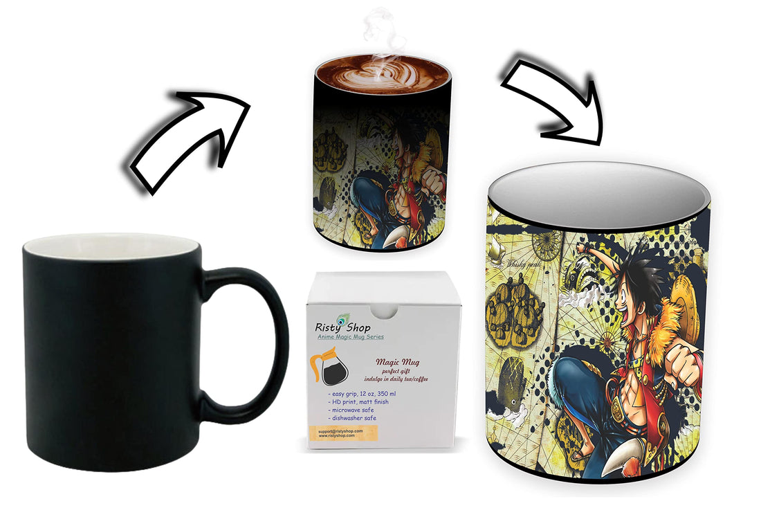 1 Piece (Style-147) Gourmet Coffee Magic Mug Superhero Jujutsu Manga Anime Lovers Capacity 350 ml, Dishwasher, Microwave Safe, Must Buy, Birthday Gift.