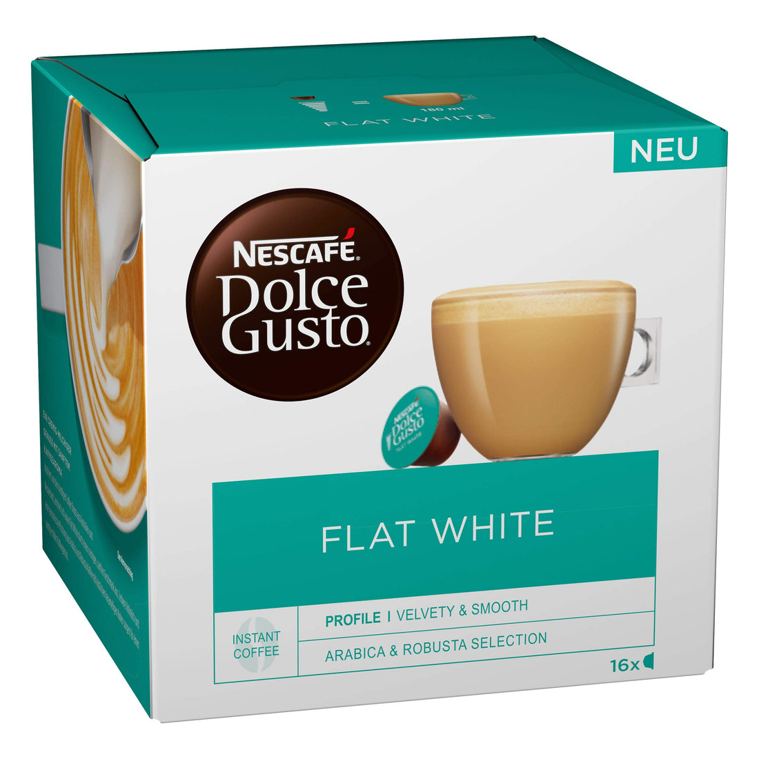 Nescafe Dolce Gusto Flat White 16 Capsules