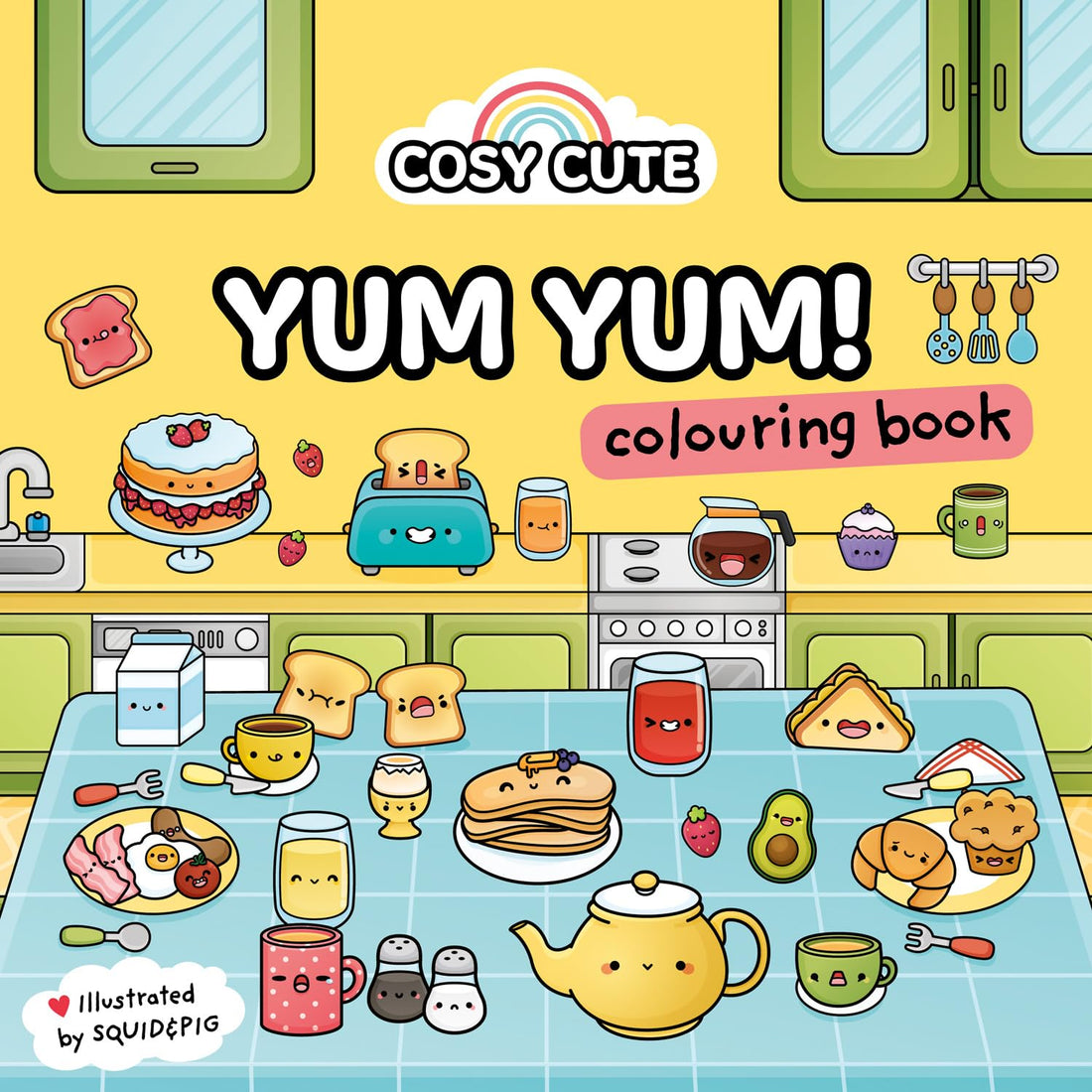 Cosy Cute Yum Yum: Colouring Book