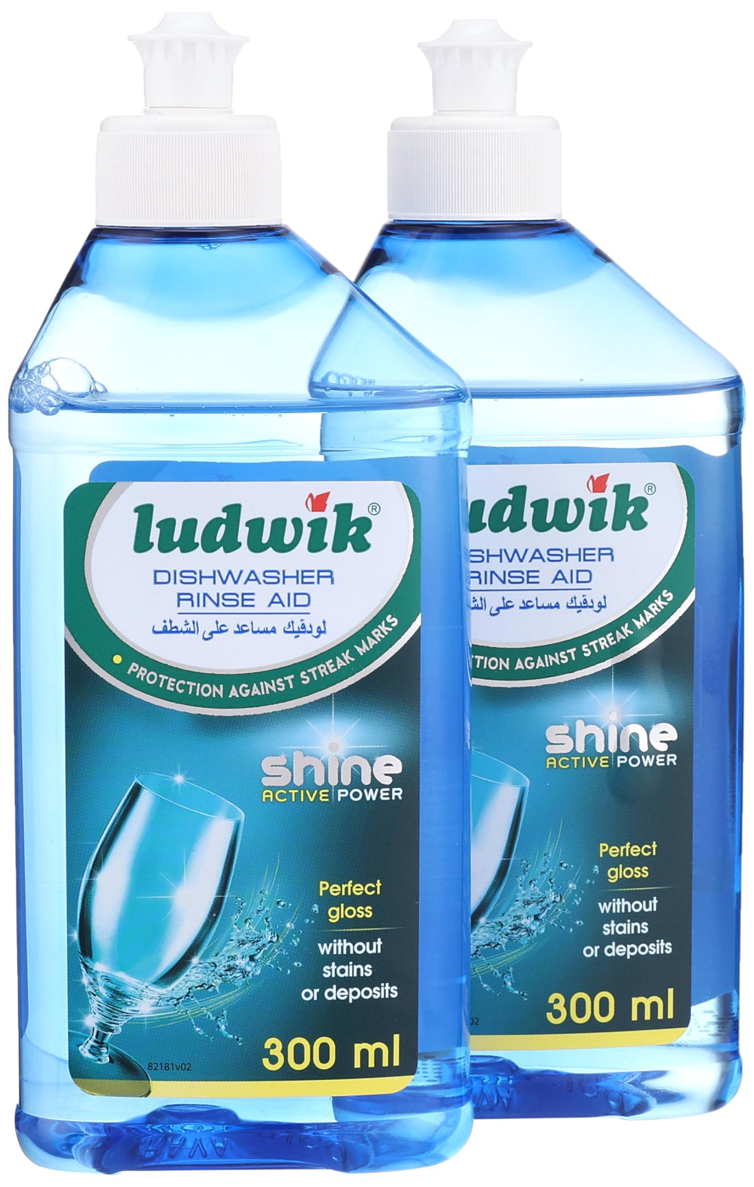 Ludwik dishwasher rinse aid - 300 ml (pack of 2)