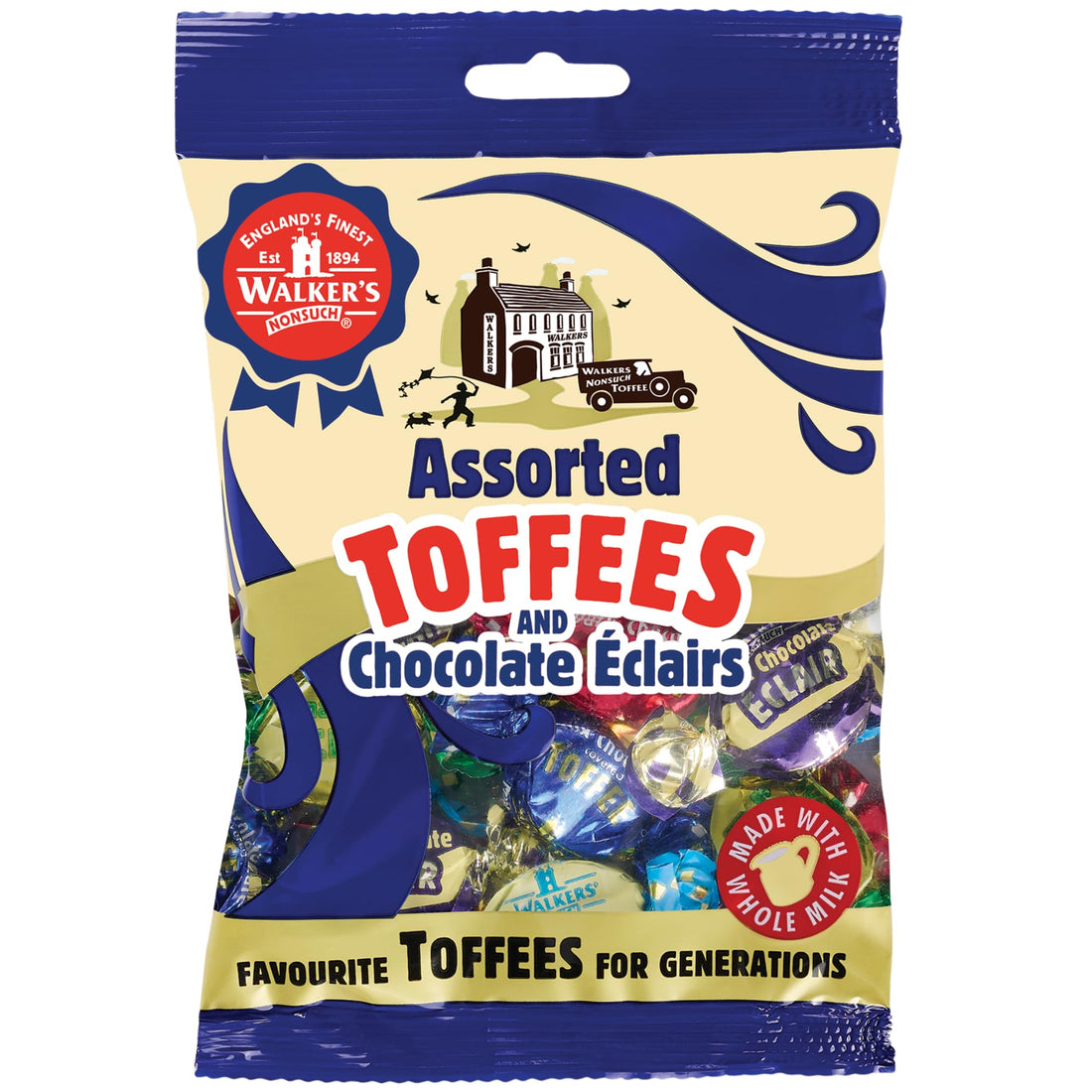 Walkers Assorted Nonsuch Toffee/ Eclair 150g