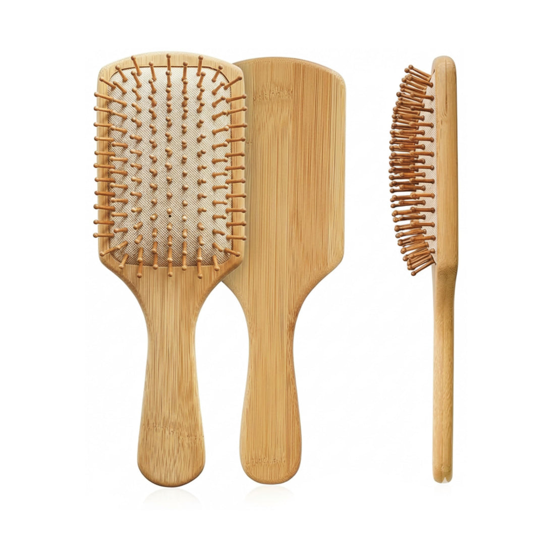 Glamour D Nour Bamboo Wooden Hair Brush