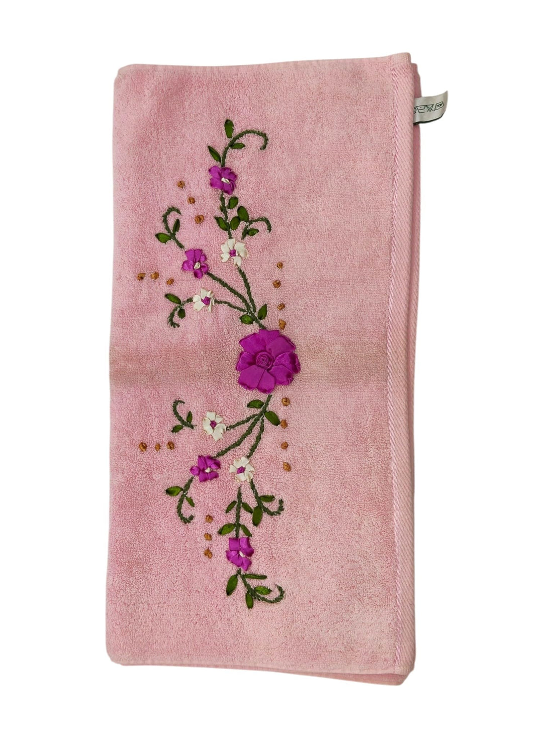 Diva Hand Embroidered Cotton Face Towel, 55x115 cm - Simon