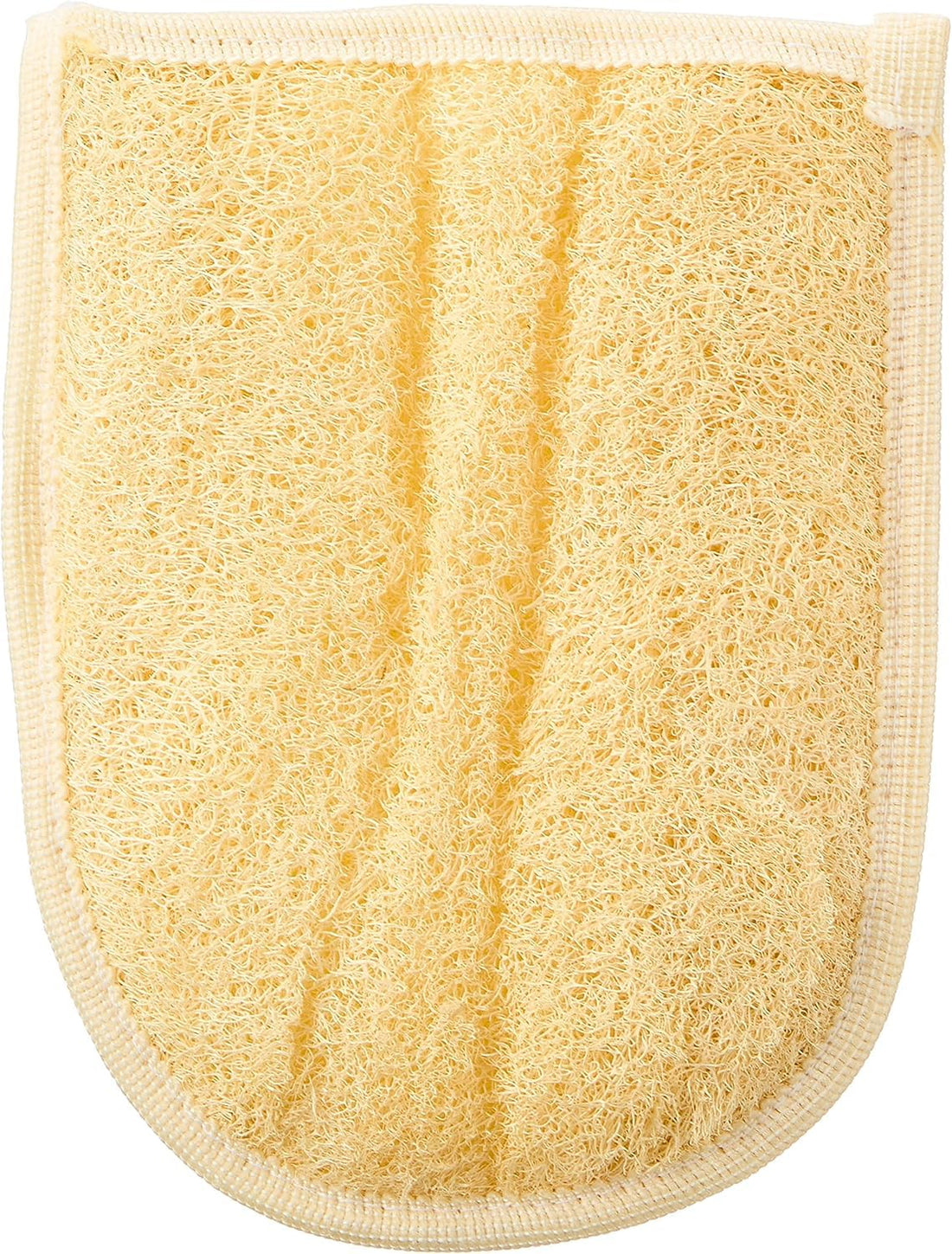 Zozy Natural Bath Loofah – Double-Sided Exfoliating & Soft Massage Mitt for Gentle Cleansing, Revitalizing, and Relaxing Skin Care (Double Loofah Bath Glove)