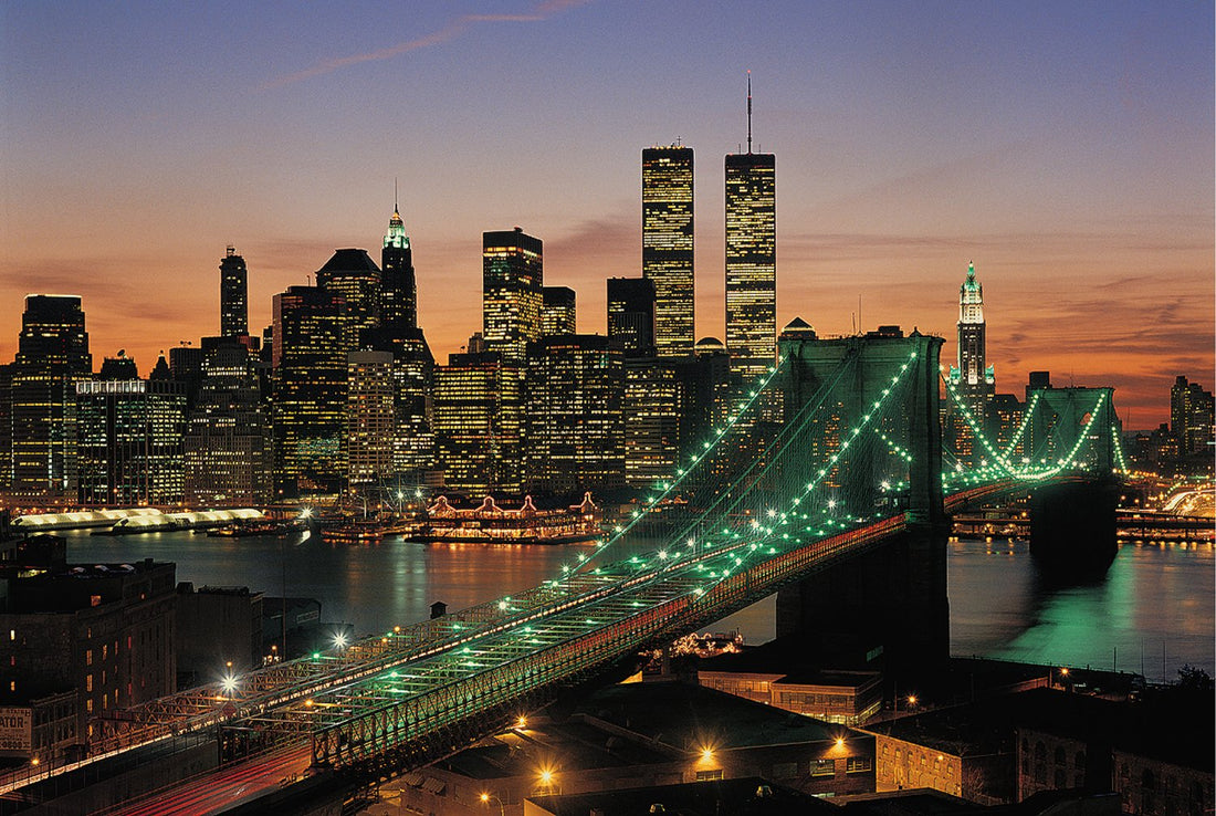 Tomax new york, usa 1000 piece glow-in-the-dark jigsaw puzzle by tomax