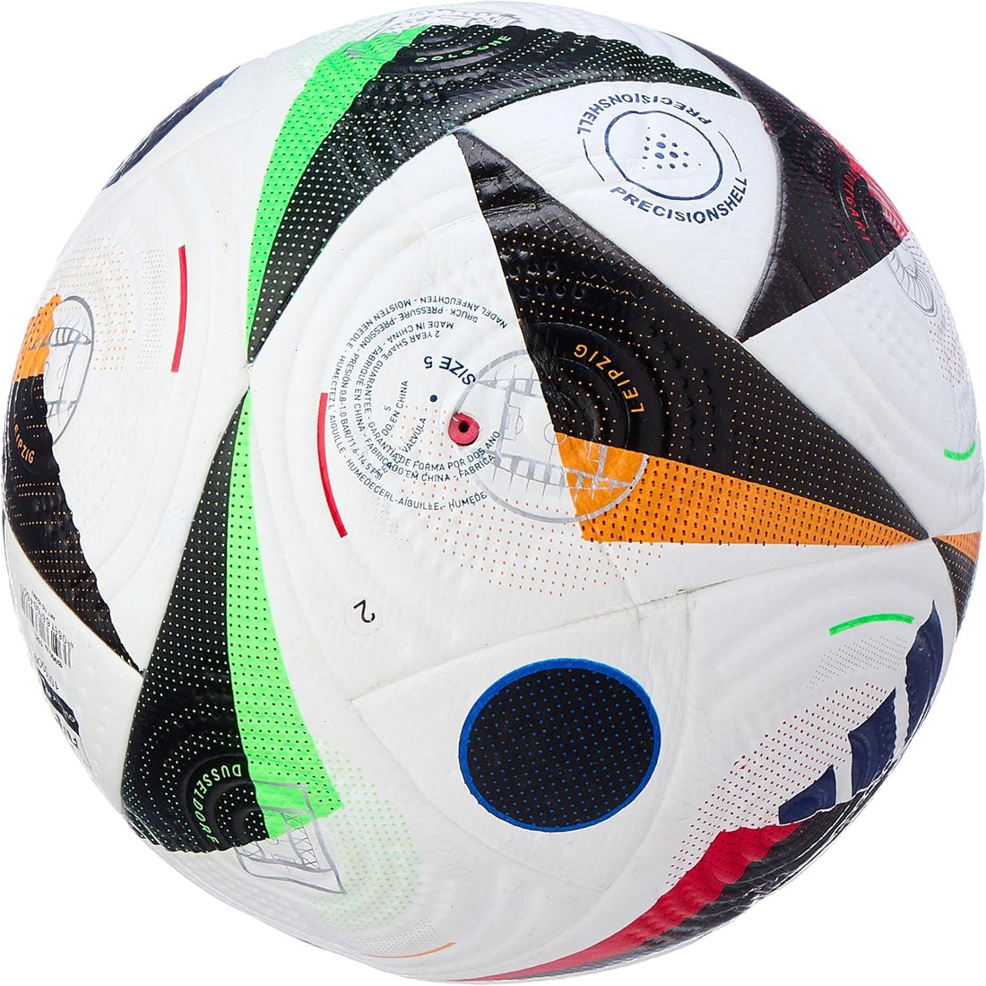 TRUE FIT® Euro 2024 Football (UEFA Euro 2024) | Inflatable Football | Heat Bonded | 22 cm (5) Random Color