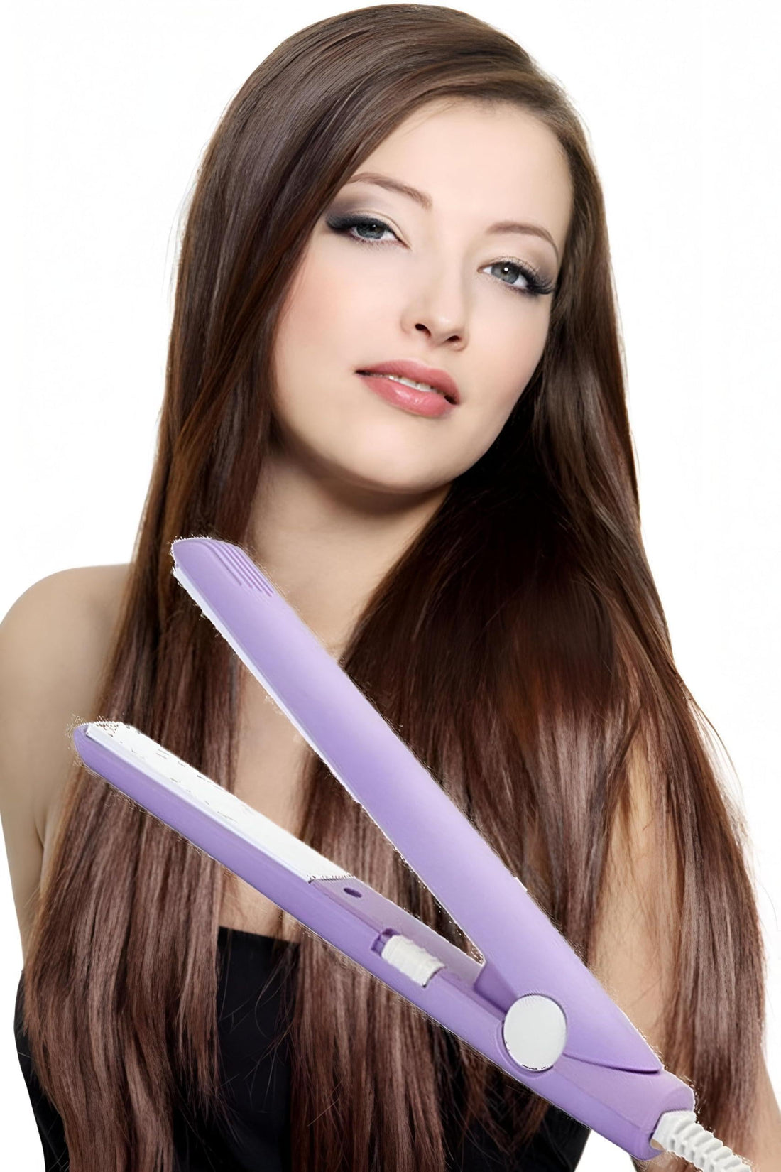 Hair styling iron-advanced heat technology and lightweight design for professional finishing (Model 7)