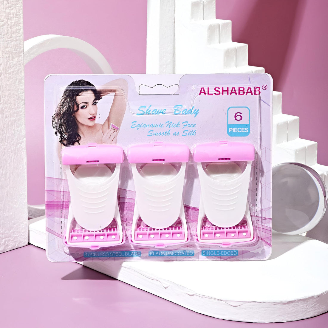Body Shaver - Perfect and Safe Shaving for Sensitive Areas Like Body and Bikini, Ensures Smooth and Hair-free Skin, Easy to Use and Long Lasting Results (3 Pieces)