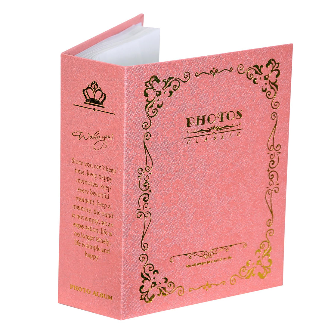 Photo Album for Memories Keepsake Scrapbook (16, 10x15 100 Photo)