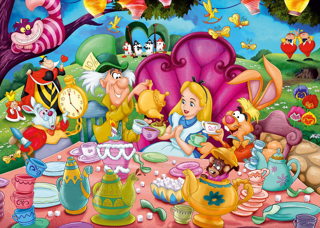 Ravensburger Disney Collector's Edition Alice in Wonderland 1000 Piece Jigsaw Puzzle for Adults - 12000109 - Handcrafted Tooling, Made in Germany, Every Piece Fits Together Perfectly