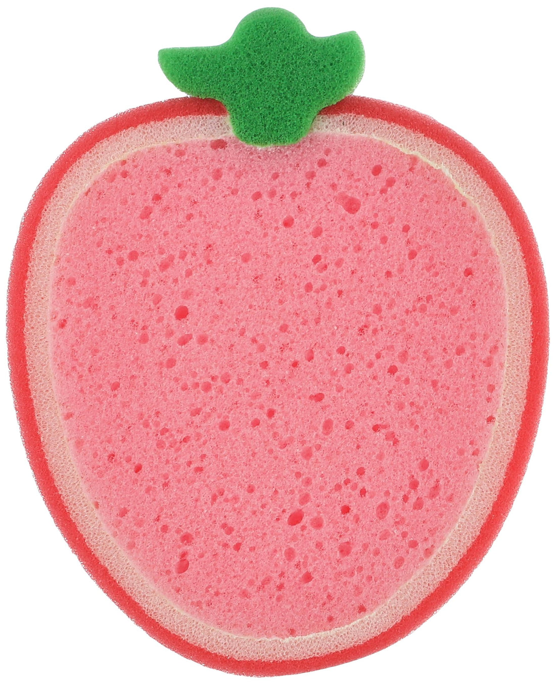 Candy baby bath sponge for unisex-multicolor-strawberry