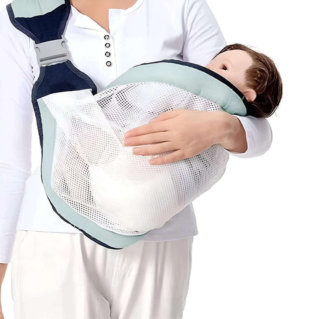 Breath Carrier-3D Baby Carrier, Adjustable for Infants, Multifunctional and Lightweight, Holds Up to 20 Kg, Ideal for Age from 0 to 36 Months
