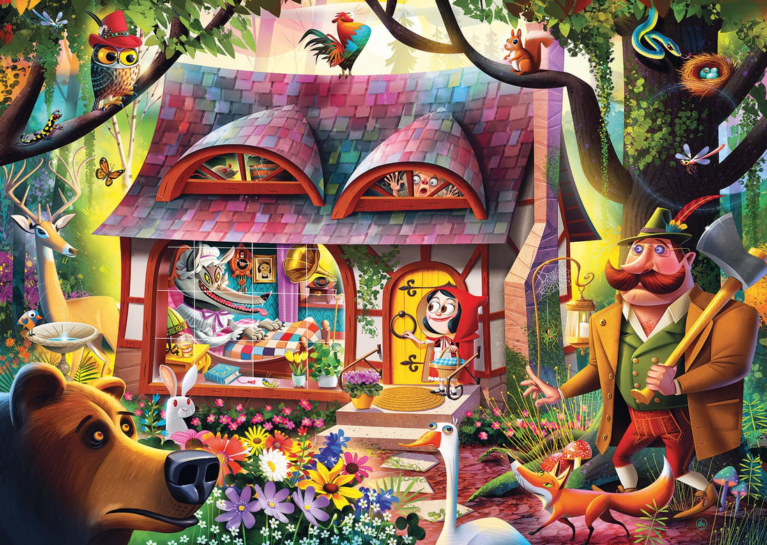 Ravensburger Dean Macadam Come in, Red Riding Hood 1000 Piece Jigsaw Puzzle for Adults - 12000630 - Handcrafted Tooling, Made in Germany, Every Piece Fits Together Perfectly