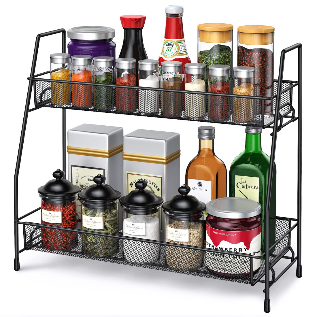 SPISPI Spice Rack for Cabinet, Countertop, Counter, Countertop, Vanity