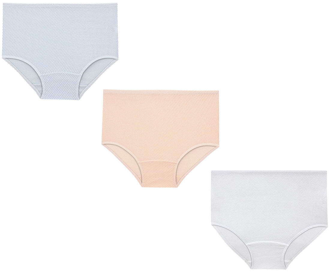 Charmaine Plain Honeycomb Maxi Briefs for Women
