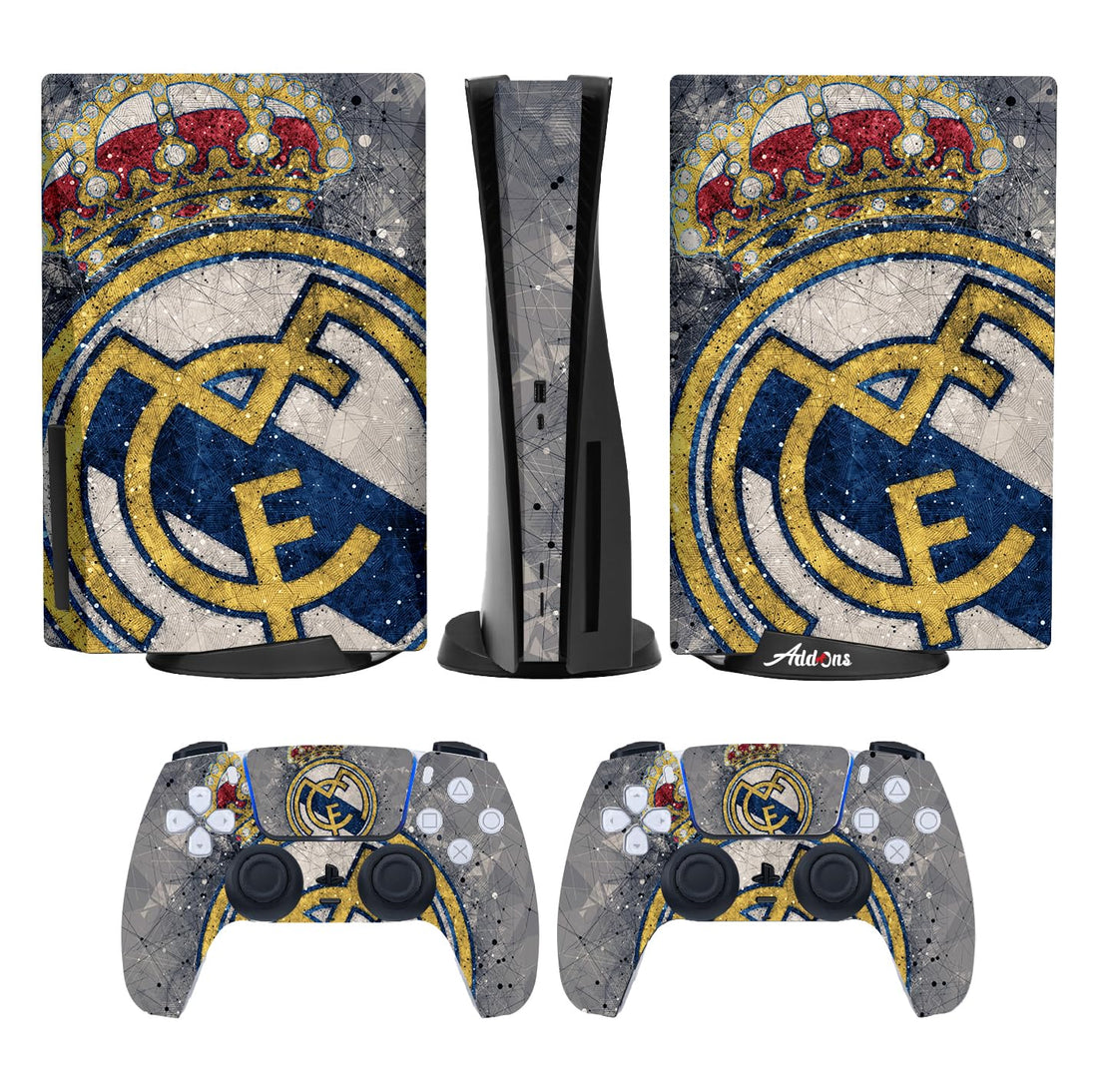 Add-Ons PS5 Real Madrid CF #7 Skin Compatible with PlayStation 5 (Slim - CD)