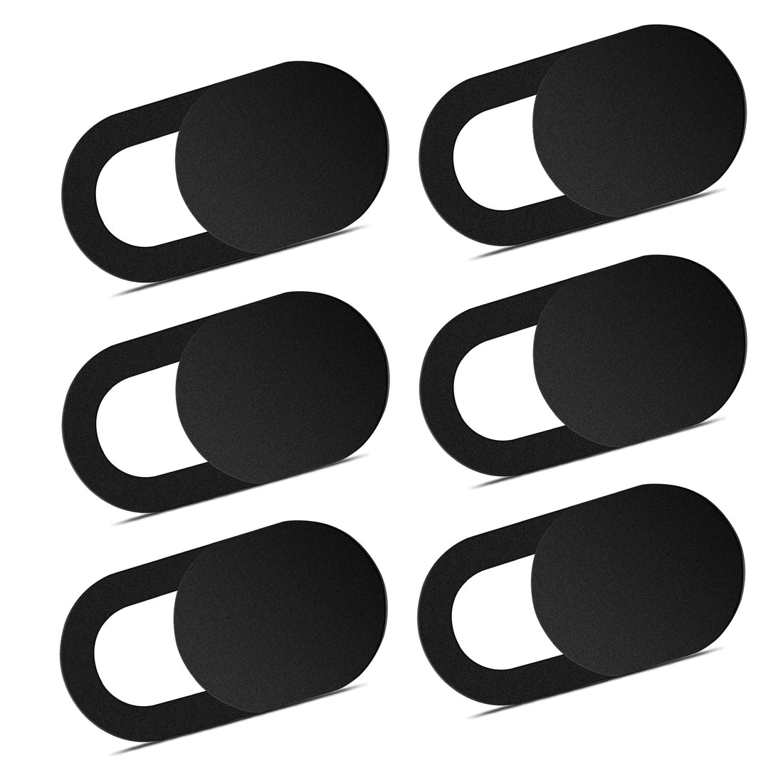 Webcam Cover 0.03in Ultra Thin, iRush Web Camera Cover for Laptop, Desktop, PC, Macboook Pro, iMac, Mac Mini, Computer, Smartphone, Protect Your Privacy and Securtiy, Strong Adhensive (6 Pack)