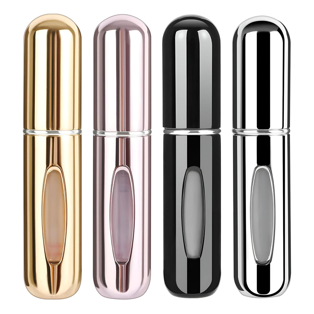 Empty Spray Bottle - Compact Refillable Container Ideal for Travel, Perfumes, Aftershaves, and Personal Care Products, Pack of 5 for Convenient On-the-Go Use