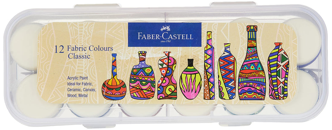 Faber-Castell Faber Castell 1410507 Fabric Color 12 Piece Set
