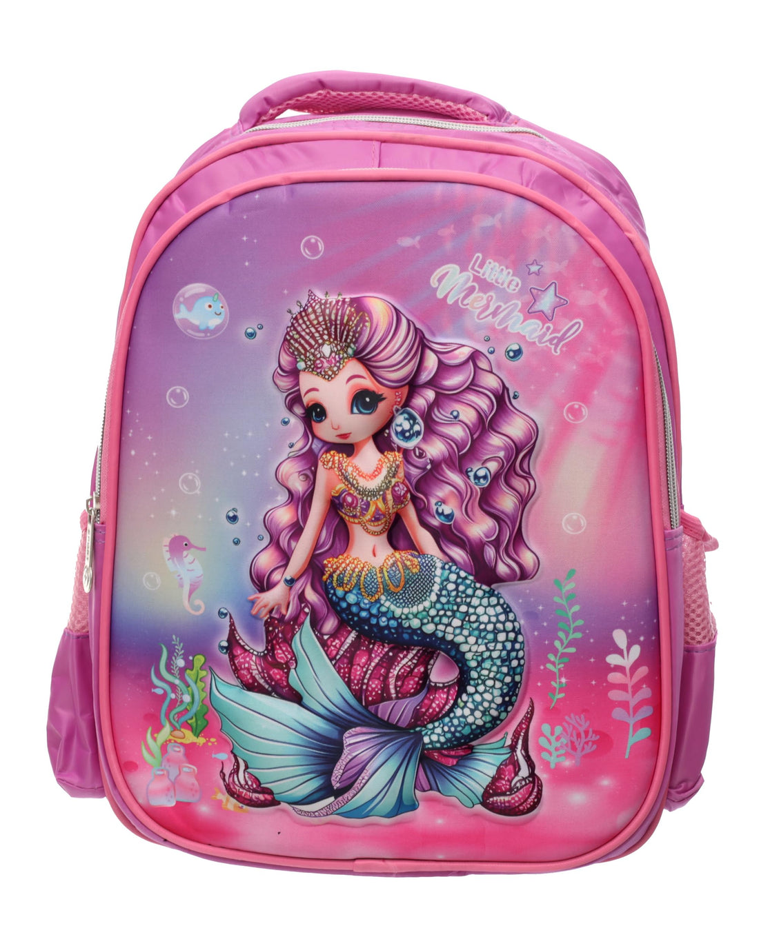 Durable School Backpack with 2 Zippers, Spacious & Lightweight Bag for Kids, Teens & Students, Comfortable Shoulder Straps