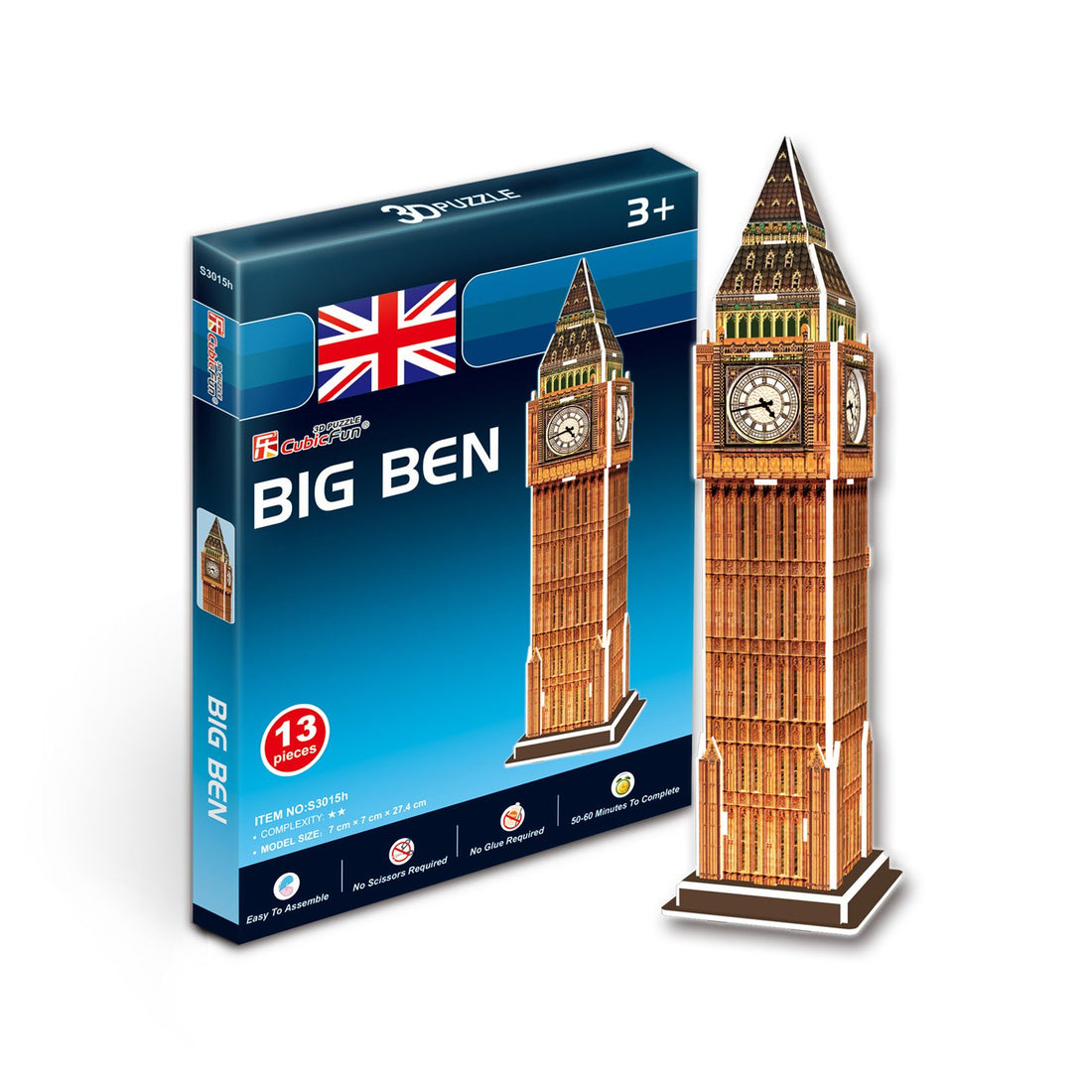 Cubic Fun Big Ben 3D Puzzle (Tachan S3015h)