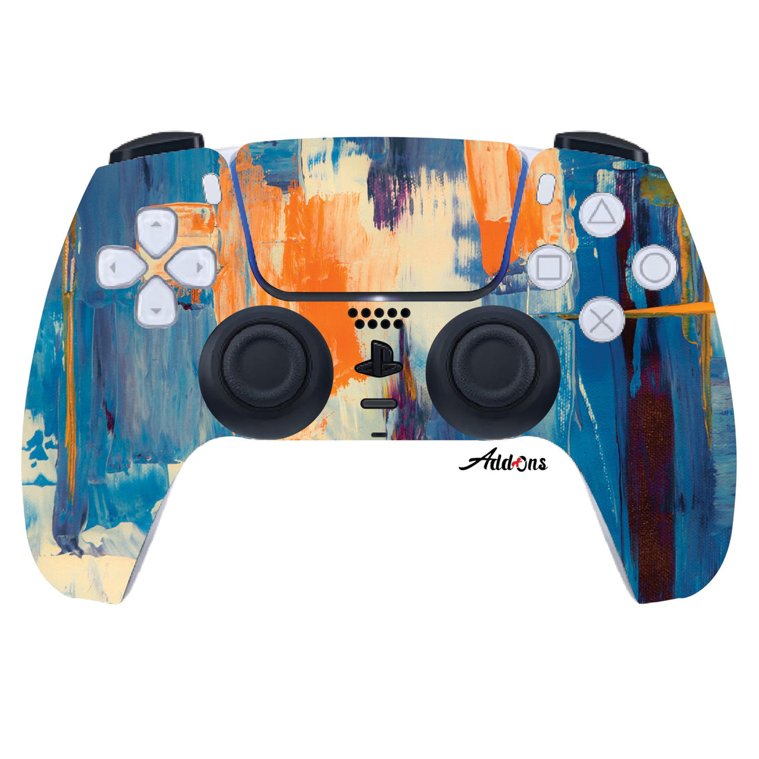 Add-Ons PS5 Artwork #9 Skin Sticker Compatible with PlayStation 5 Controller