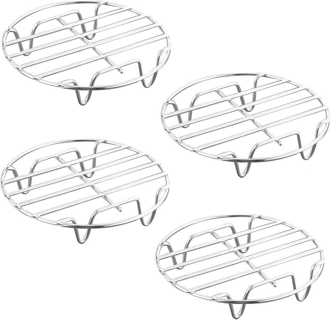 Ventilation grid - Stainless steel circular filter, 40 cm, ensures consistent air circulation and extended use (4pcs)
