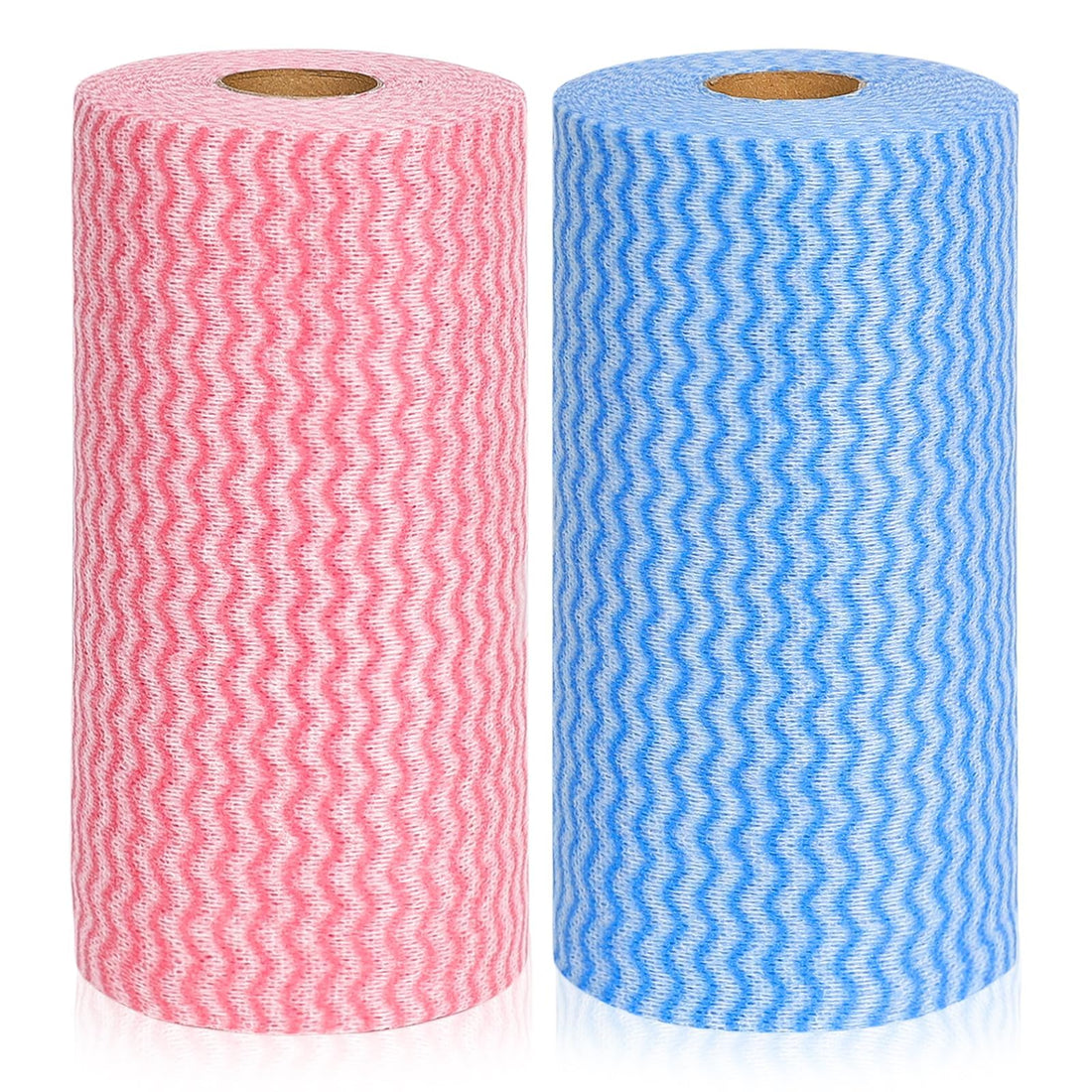 Khazna Reusable Cleaning Wipe, Household &kitchen paper towel,Disposable Cleaning Cloth, Dish Cloth Dish Towels Dish Rags Reusable Kitchen Paper Towels, Wash Towels 2 Rolls of 100 Sheets