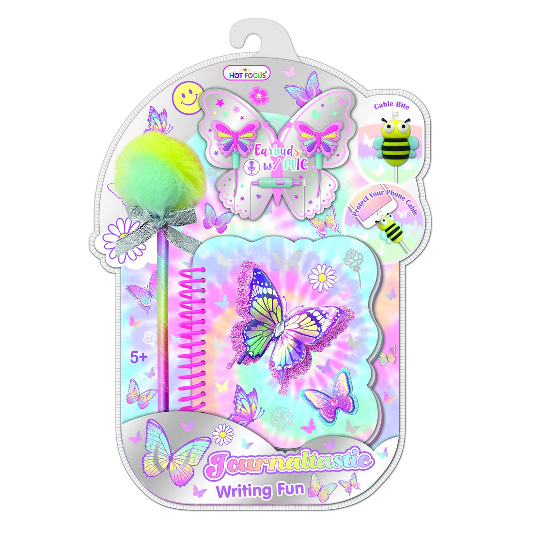 Hot Focus - Journalistic Writing Fun Tie Dye Butterfly - 610TB