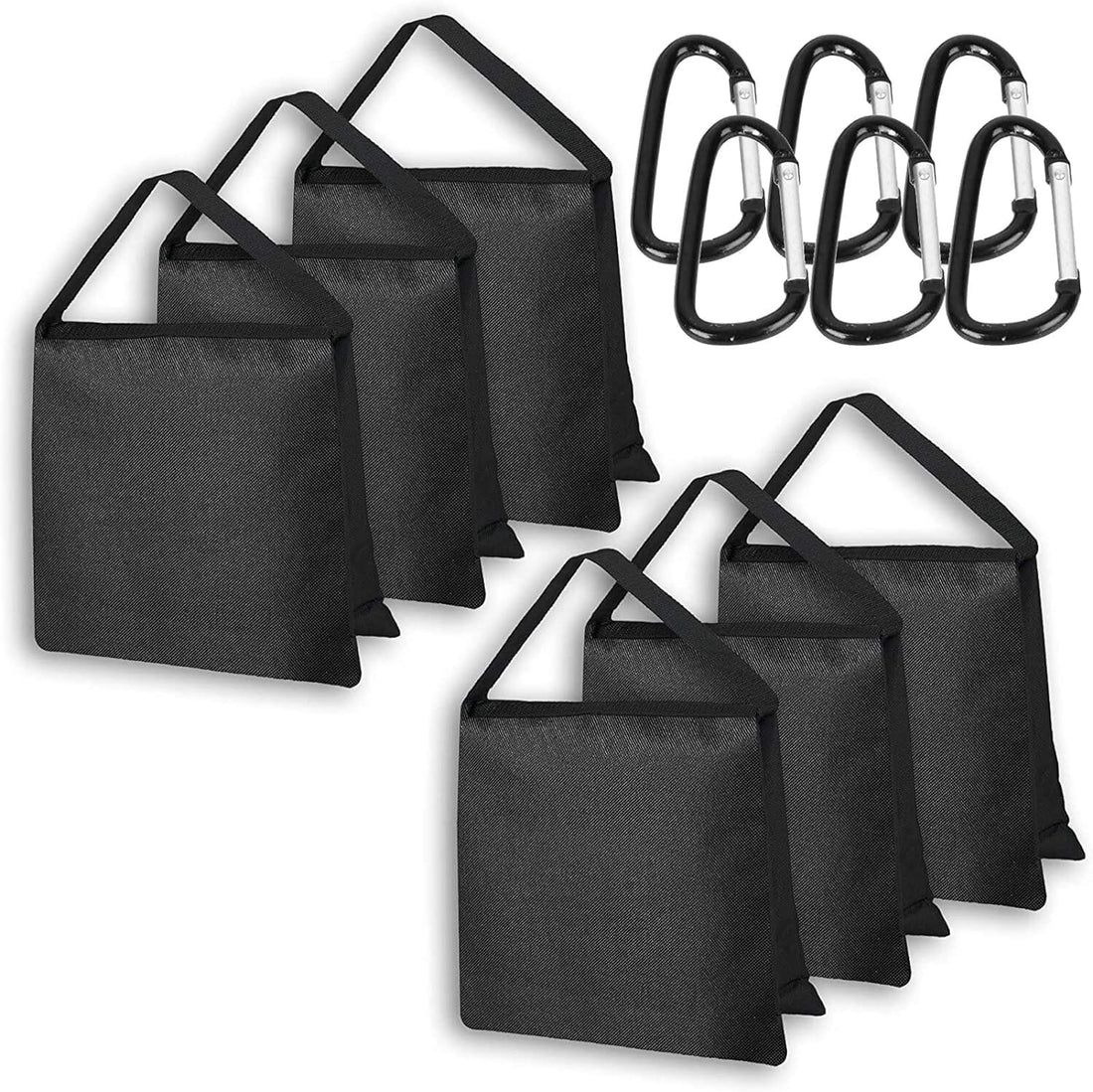 Upgraded Heavy Duty Sandbag - Weight Bags for Video Shooting, Photo Studio, Video Studio, Photo Studio, Tripod Boom Arms - Pack of 6