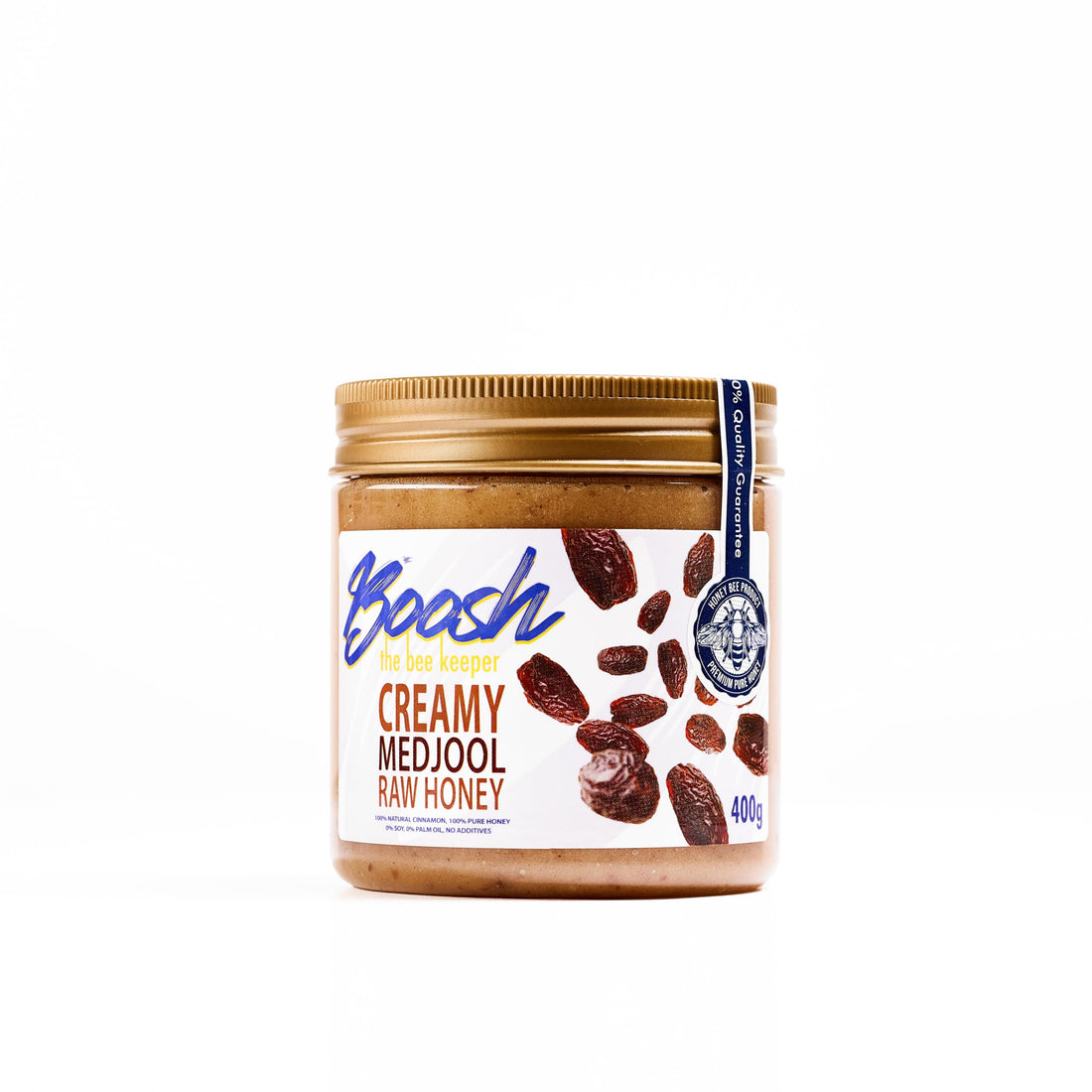 Boosh Creamy Medjool Dates Raw Honey Spread 400 g