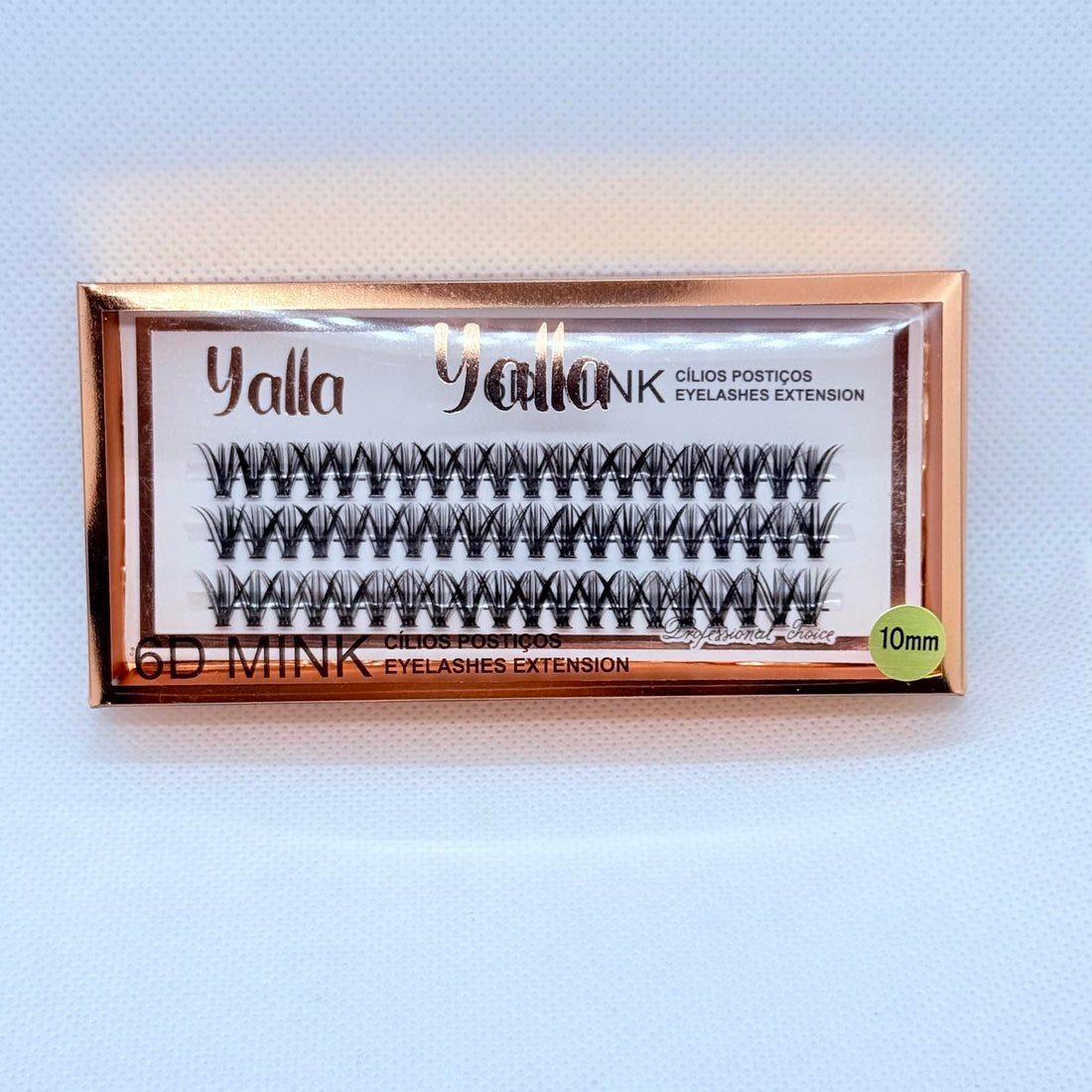 Individual One by One Lashes 9mm, 10mm, 11mm, 12mm and 13 mm – Natural Wispy Lash Extensions, Lightweight False Eyelashes for DIY Lash Extension, Professional Salon Look (10mm)