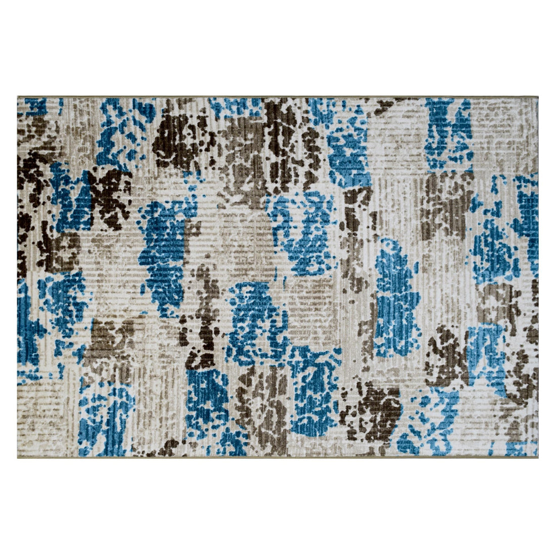 Mac Carpet Vectra Runner Size : 80x160 cm - Blue & Beige