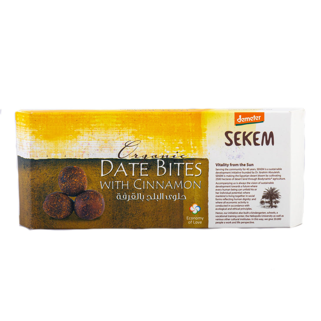 SEKEM Demeter Date Bite with Cinnamon – 120 gm