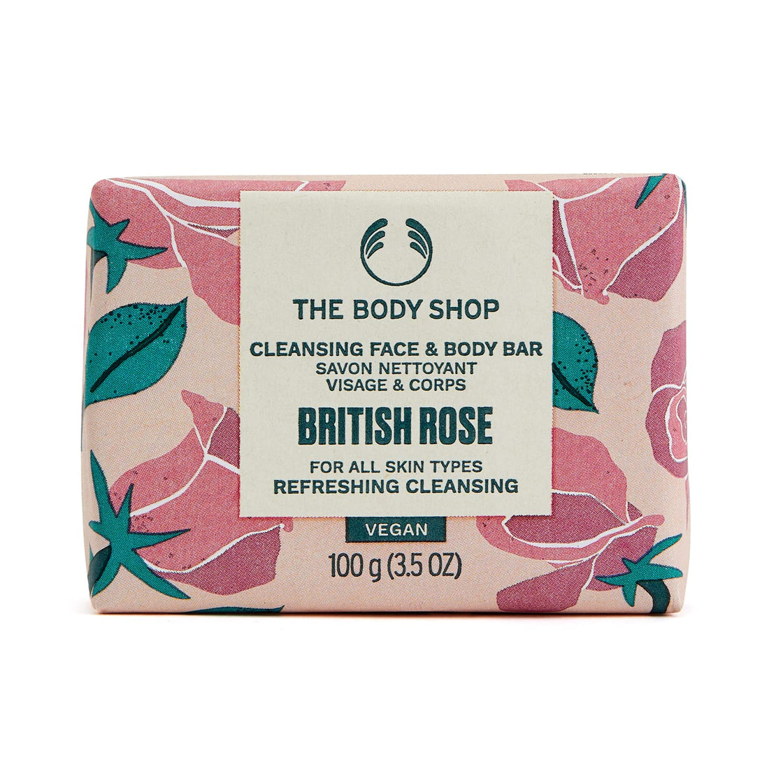 The Body Shop British Rose Soap, 3.5 oz