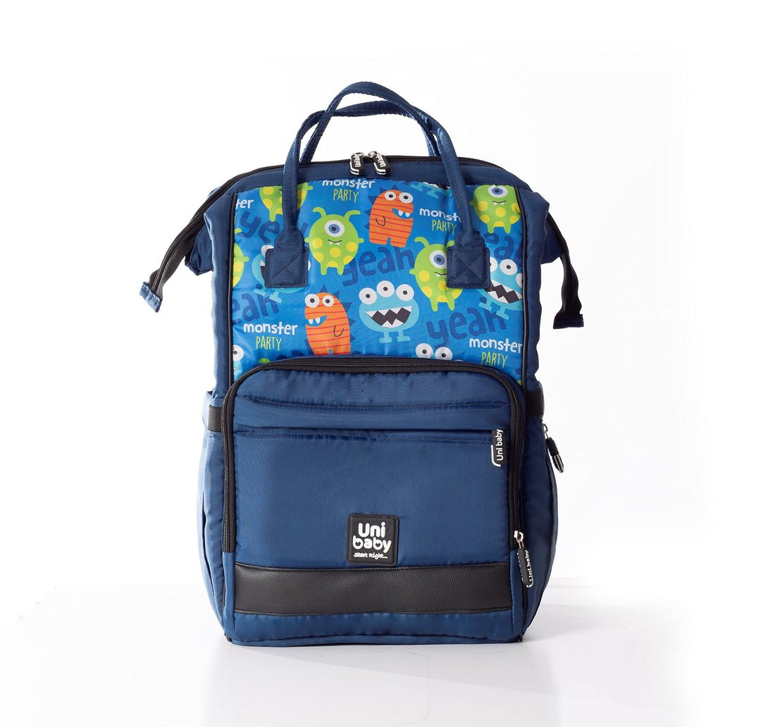 Uni Baby Diaper bag dark blue wooded