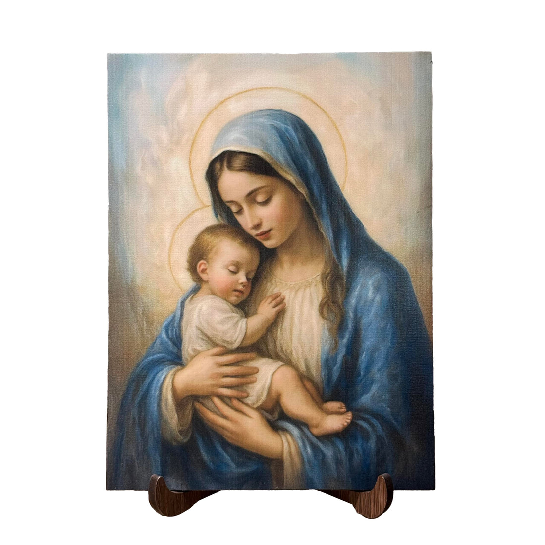 Virgin Mary & Baby Jesus Icon - 15x20 cm