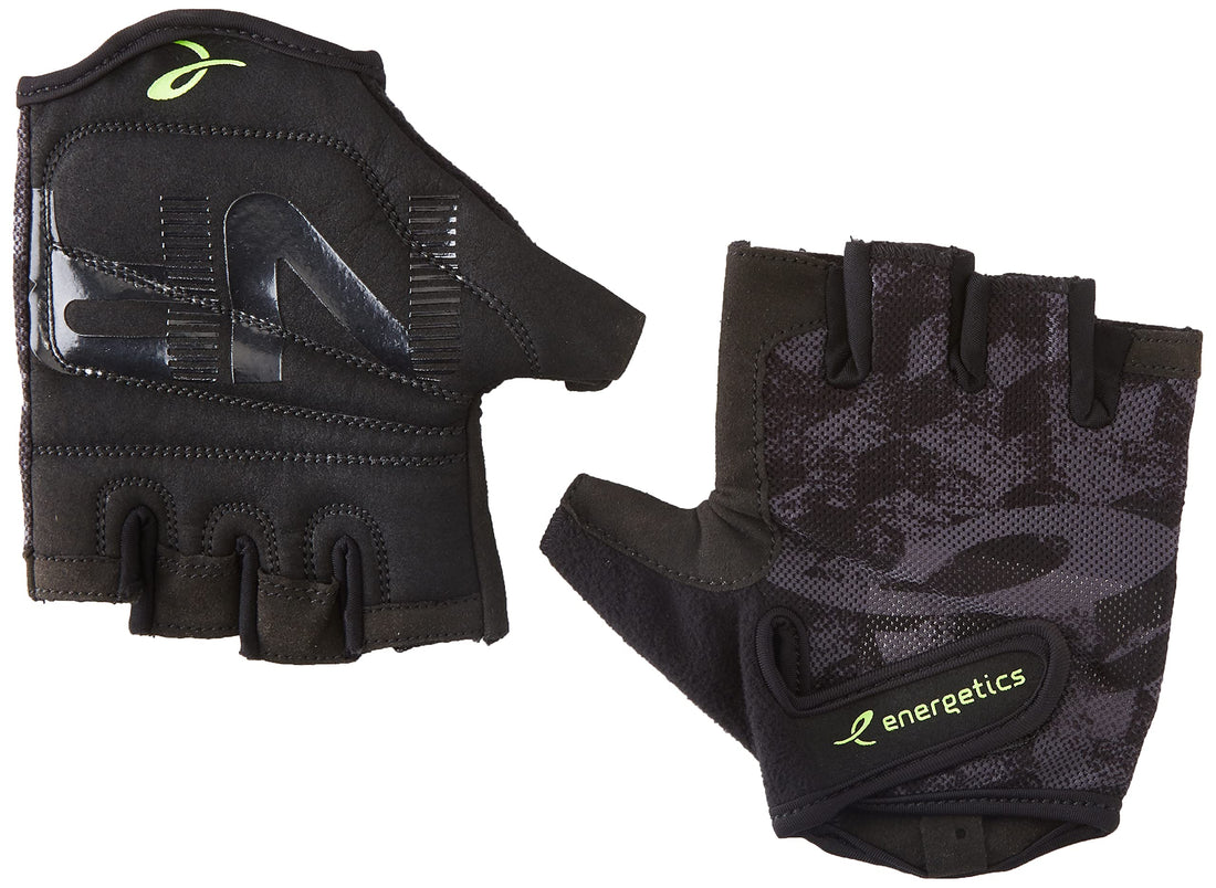 Energetics MFG350 Fitness Gloves for Men, Large, Black/Yellow