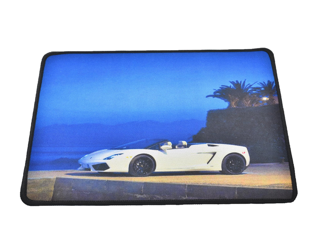 Generic Rubber H-9 Speed Surface Mouse Pad Its Works Great with All Mouse Sensor With Stitched Edges For Gaming 30x25 CM - Multi Color