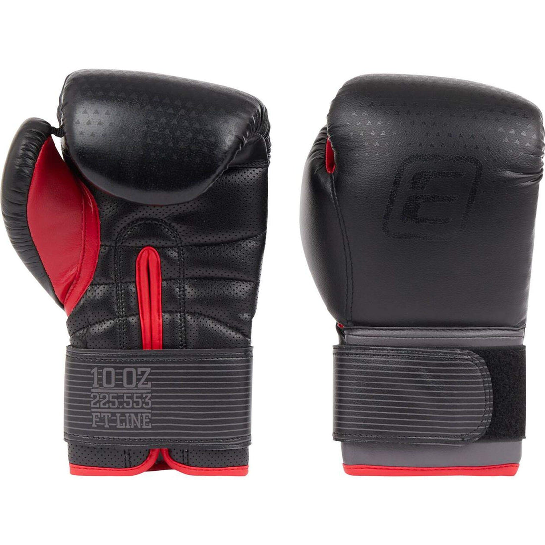 Energetics,Boxing Gloves,Black/Red,size 10,225550