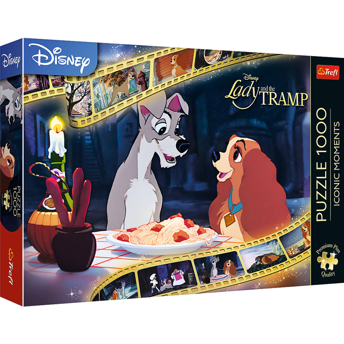 Puzzles - "1000 Premium Plus" - Lady and the Tramp_FSC Mix 70% / Disney Lady and the Tramp
