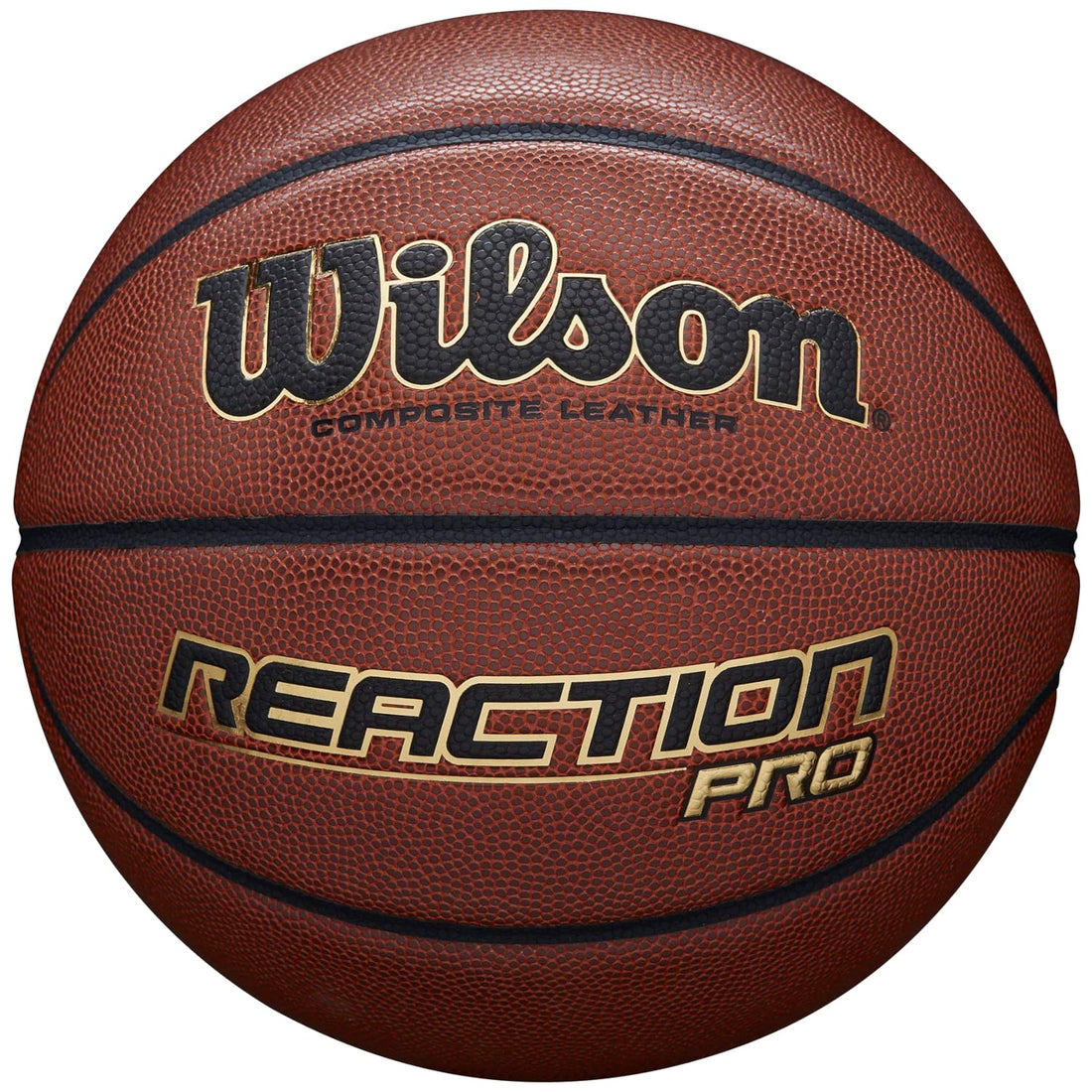 Wilson Unisex' s Reaction Pro Basketball, Brown, 6